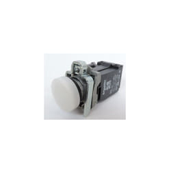 Schneider Electric - Voyant de signalisation lumineux lampe BA9s cabochon dépassant lisse blanc ø 22mm 110/120V ac Harmony XB4 schneider XB4BV31