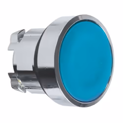 Schneider Electric ZB4BA6, Bouton-poussoir, Avec fil, Métal, Bleu, IP66, IP67, BV CSA DNV GL LROS (Lloyds register of shippin ...