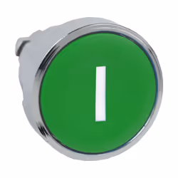 Schneider Electric ZB4BA331, Bouton-poussoir, Avec fil, Métal, Vert, IP66, IP67, BV CSA DNV GL LROS (Lloyds register of shipp ...