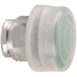 Schneider Electric - ZB4BP3 Harmony ZB4BP3 Bouton-poussoir avec capot de protection, actionneur plat 1 bouton vert décrochage par pression 1 pc(s)