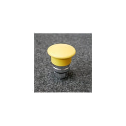 Schneider Electric - Tête de bouton-poussoir coup de poing jaune ø 40mm non marqué Harmony XB4 schneider