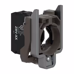 Corps Schneider pour lampes indicatrices BA 9S, avec les caractéristiques suivantes : Matériau de la base de fixation : Zamak ...