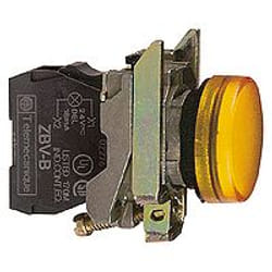 Schneider Electric XB4BVB5 voyant d'alarme 24 V Jaune