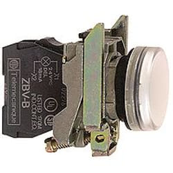 Schneider Electric XB4BVM1 voyant d'alarme 230-240 V Blanc