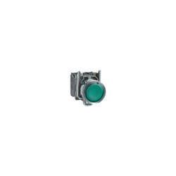Schneider Electric - Harmony XB4 - poussoir lumineux led - 1F+1O - vert - Ø22 - 110VAC - XB4BW33G5