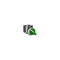 Schneider Electric - Harmony XB4 - bouton à manette lumin - Ø22 - 2 pos fix - vert - 1O+1F - 120V