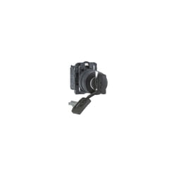 Schneider Electric - Harmony bouton tournant noir Ø22 - à clé Ronis 455 - 3 positions - 2F - XB5AG33