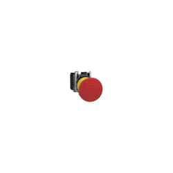 Harmony arrêt d'urgence rouge Ø22 - tête Ø 40 - pousser-tirer - 1O+1F - XB5AT845