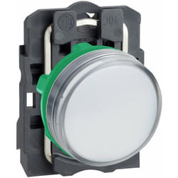 Harmony voyant rond Ø22 - IP66 - blanc - led intégrée - 24V - XB5AVB1