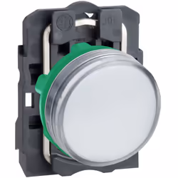 Harmony XB5 voyant lumineux DEL diam. 22 blanc 230V vis étrier SCHNEIDER XB5AVM1 Harmony XB5 voyant de signalisation lumineux ...