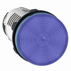Schneider Electric - Harmony voyant rond diam. 22 bleu led intégrée 24V schneider XB7EV06BP
