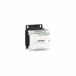 Ce transformateur de tension Phaseo, de la marque Schneider Electric, permet de réduire une tension dentrée de 230 à 400 V en ...
