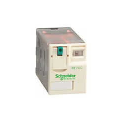 Schneider Electric - Schneider RXM4AB1ED - Relais de puissance miniature 6A - 4OF - 48Vcc - Zelio rxm