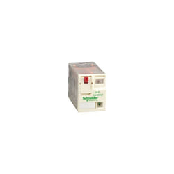 Schneider Electric - RXM4AB2B7 relais miniature enfichable, où led, 4 c/o contacts, 6 a courant thermique nominale, 24 v ca