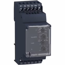 Relais de contrôle de niveau 5A - 2OF (inverseur) - Schneider RM35LM33MW Issu de la gamme Zelio Control de chez Schneider Ele ...