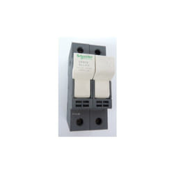 Schneider Electric - Porte-fusible 1P+N 25A pour cartouche 8.5x31.5mm (non incl) coupe-circuit sur rail TeSys DF81N