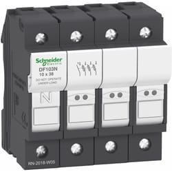 Df103n Porte Fusible à Tiroir 32a - 3p+n - Pour Fusibles 10x38mm Schneider Electric Tesys Df