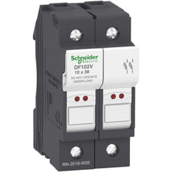 Schneider Electric - Df102v Porte Fusible à Tiroir 32a - 2p - Pour Fusibles 10x38mm Tesys Df
