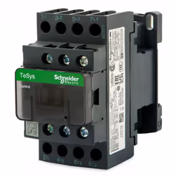 TeSys D - Contacteur 3 pôles, AC3 - 40A, contacts d'ambiance NO+ NC, bobine 24V DC, Everlink LC1D40ABD