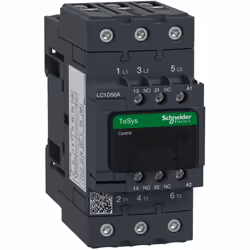 Contacteur de puissance 3P - 50A - 3NO - Schneider LC1D50AF7 Ce contacteur de puissance tripolaire fabriqué par Schneider Ele ...
