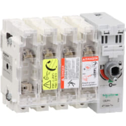 Schneider Electric - TeSys gs - interrupteur sectionneur fusible - 4P - 50A - 14x51 mm - GS2F4