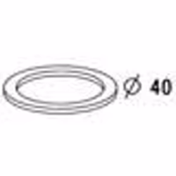 Joint plat de siphon Ø40