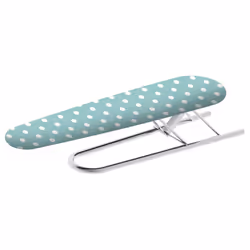 Colombo New Scal Jeannette de repassage, Table à repasser pour manches, Coton, Acier inoxydable, Motif, Vert, Rectangulaire