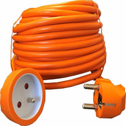 Electraline - Rallonge électrique ménager, 1 prise de 16 a L.20 m