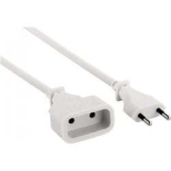 Electraline - Rallonge électrique prolongateur 6A blanc, 5m