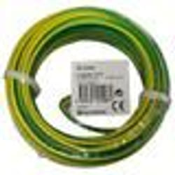 Câble d’installation H07V-U 10m 2.5mm² jaune et vert avec isolant en PVC - FILS & CÂBLES - 60101025C