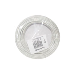Câble H03VVH2F 2x0.75 05m blanc couronne - Electraline