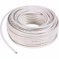 Câble télévision - Couronne 25 m - Blanc