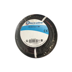 Electraline - cable hifi 2x0.75mm noir/rouge 25m