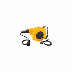 Enrouleur mural automatique rétractable 15M 3G1MM2 de marque ELECTRALINE. Avec protection thermique. 15 mètres en section de  ...