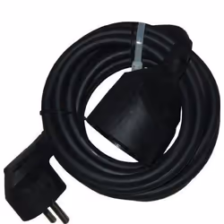 Prolongateur - Electraline - 20848043D - 5 mètres - Noir - Outils et accessoires