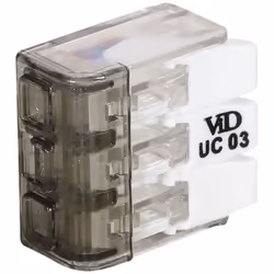 Connecteurs rapides cable souple 3 trous X5 - ELECTRALINE