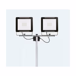 Projecteur sur trÉpied 2x50w pour les chantiers de construction ou le dÉcor photographique ip65 lumiÈre naturelle 4000k 7000lm 63445