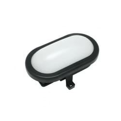 Hublot led ovale 10W, 4000K, lumière chaude 700 lm, 120x180x80, noir