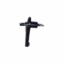 Fiche mâle Electraline. Fiche mâle coudée extra plate 2P 6A Noire référence 520201. - Pour Électricité , Accessoires électriq ...