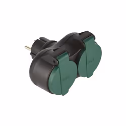 Adaptateur électrique conçu pour une utilisation en extérieur. Résistant à l'eau et à la poussière, ce qui en fait un choix i ...