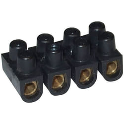 Barrette de 12 connexions - ELECTRALINE - 6mm² - Noir
