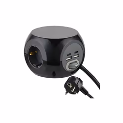 4 ports USB 17 W pour recharger jusqu'à 4 appareils simultanément : 2 ports USB C (compatible avec la dernière technologie) + ...