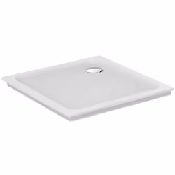 Receveur antidérapant 90 x 90 Ulysse à encastrer ceramique carré blanc