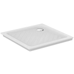 Receveur antidérapant 90 x 90 Ulysse à encastrer ceramique carré blanc
