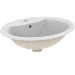 Ideal Standard - Alpha - Lavabo 55x44 cm, avec trop-plein, trou pour robinetterie, blanc R194101