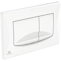 Ideal Standard - Solea - Plaque de déclenchement de chasse d'eau Solea M2, blanc R0109AC