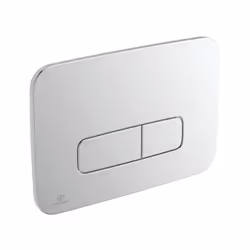Plaque de commande OLEAS M3 chromée IDEAL STANDARD référence R0123AA. Type de produit: Plaque de déclenchement WC murale. Des ...