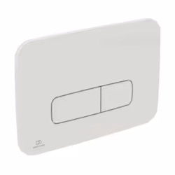 Plaque de commande OLEAS M3 blanche IDEAL STANDARD Référence R0123AC. Type de produit: Plaque de déclenchement WC murale. Des ...