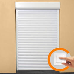 France-combi Volet Roulant Aluminium Recoupable Moteur Filaire - L 150 X H 220 Cm