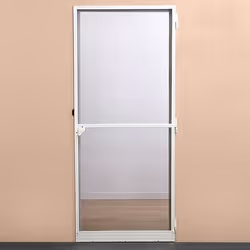 NO NAME Moustiquaire Portes Fibre de Verre Aluminium Blanc (220 x 100 cm)